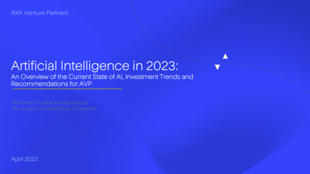 AVP thematic Overview – Artificial Intelligence (AI)