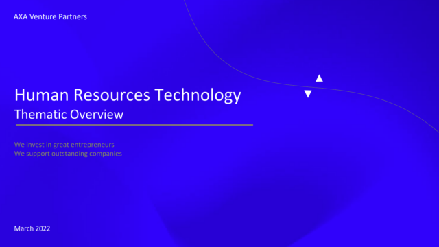 AVP thematic overview – HR Tech